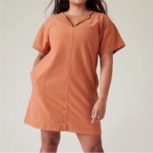 Athleta Farallon Dress sun baked clay‎ orange size XS